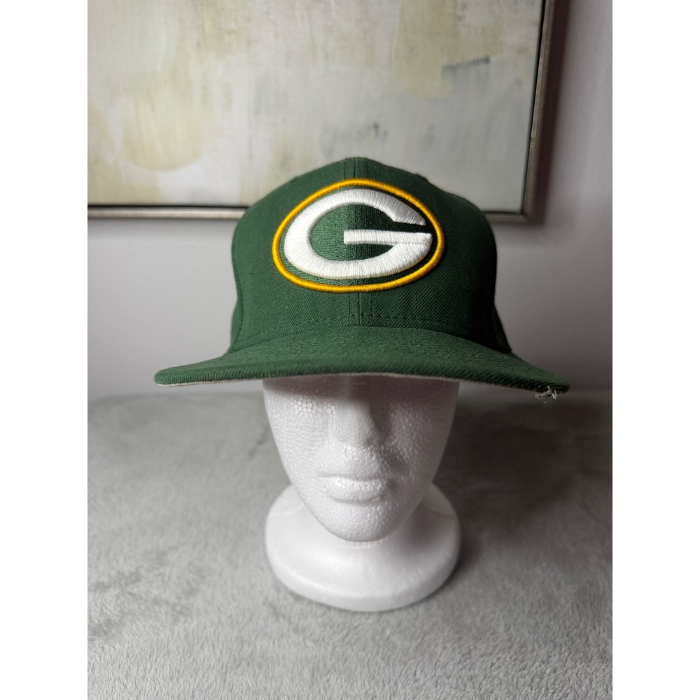 New Era Green Bay Packers Hat Mens OSFM Green NFL 9FIFTY Snapback Cap